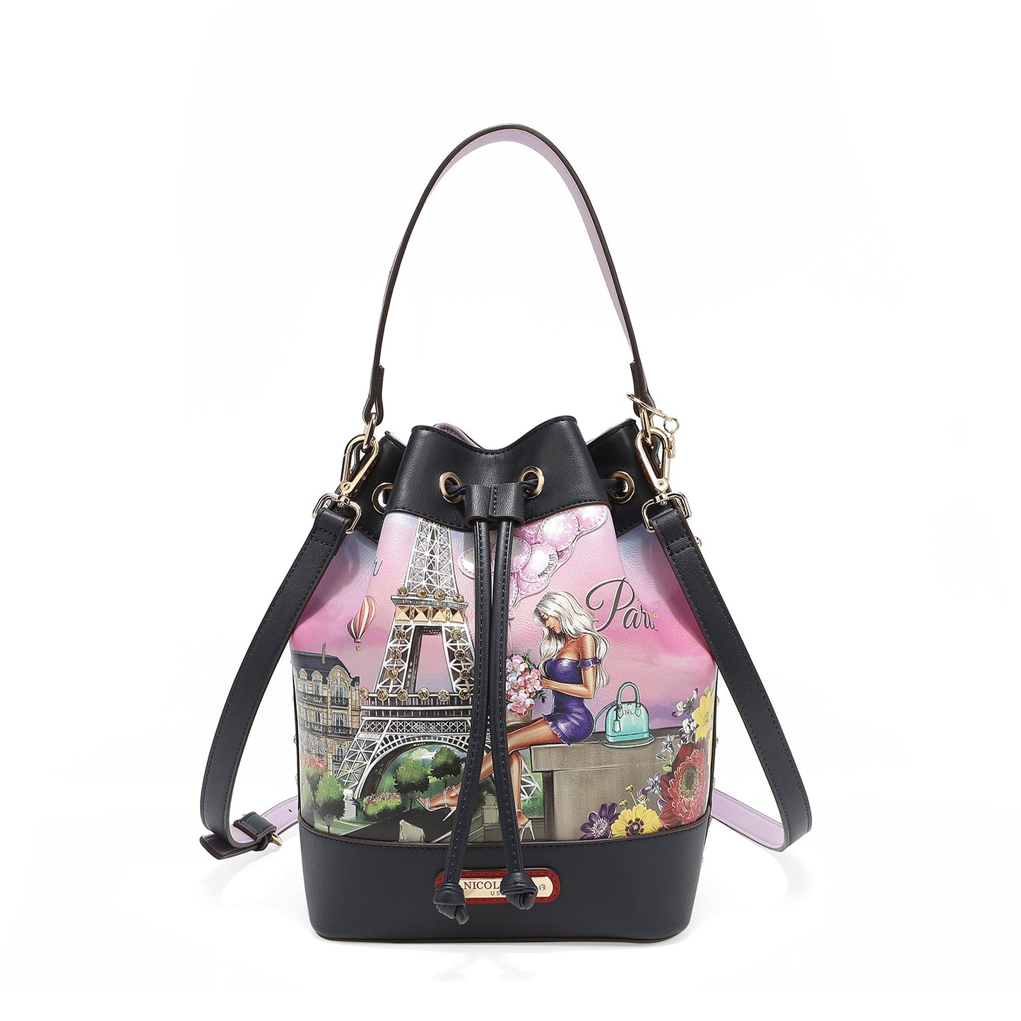 BOLSO DE HOMBRO "ROMANCE IN PARIS"-0