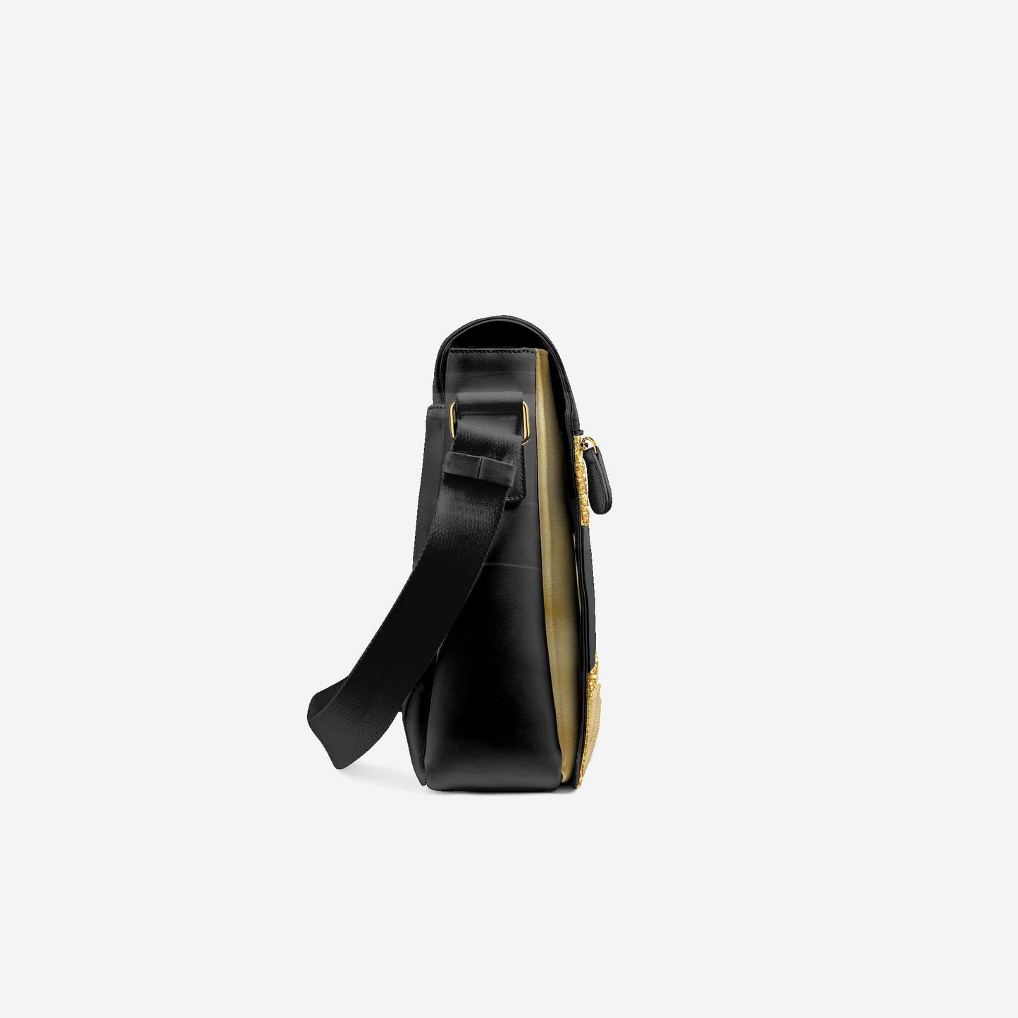 Bolso bandolera vegano dorado 16” - Edición DeLuxe