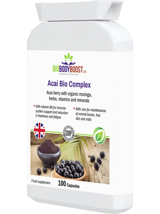 uplemento Antioxidante con Açaí y Superalimentos Naturales