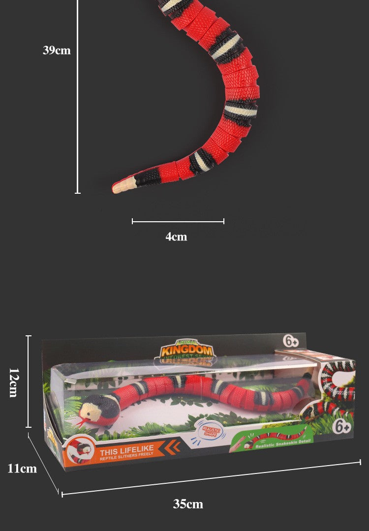 Juguete Eléctrico Interactivo de serpiente para Gatos y Perros