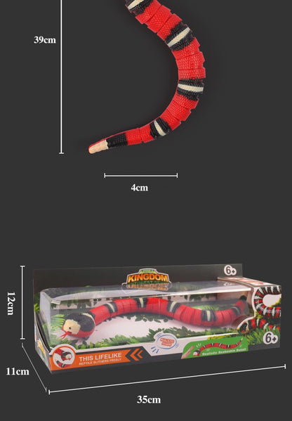 Juguete Eléctrico Interactivo de serpiente para Gatos y Perros