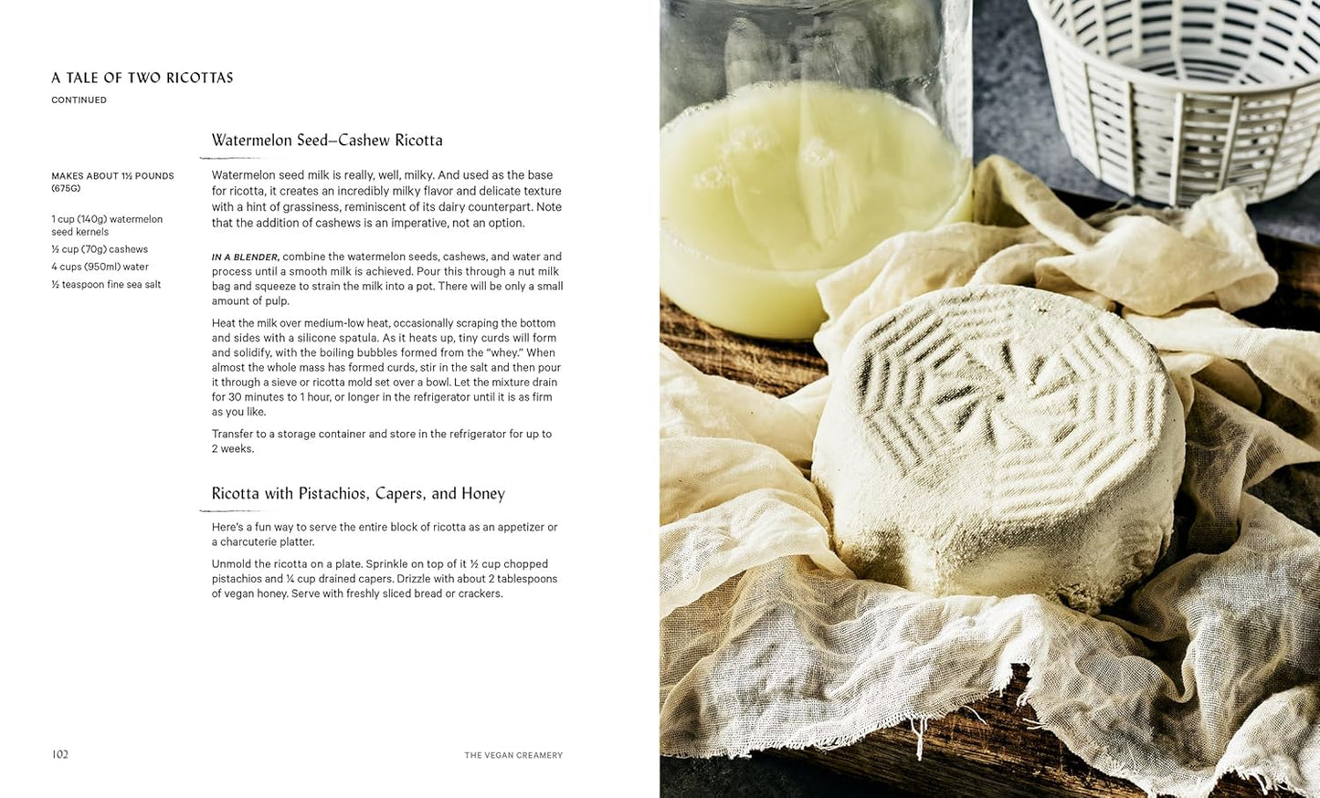 The Vegan Creamery: Plant-Based Cheese, Milk, Ice Cream, and More ((A Cookbook))