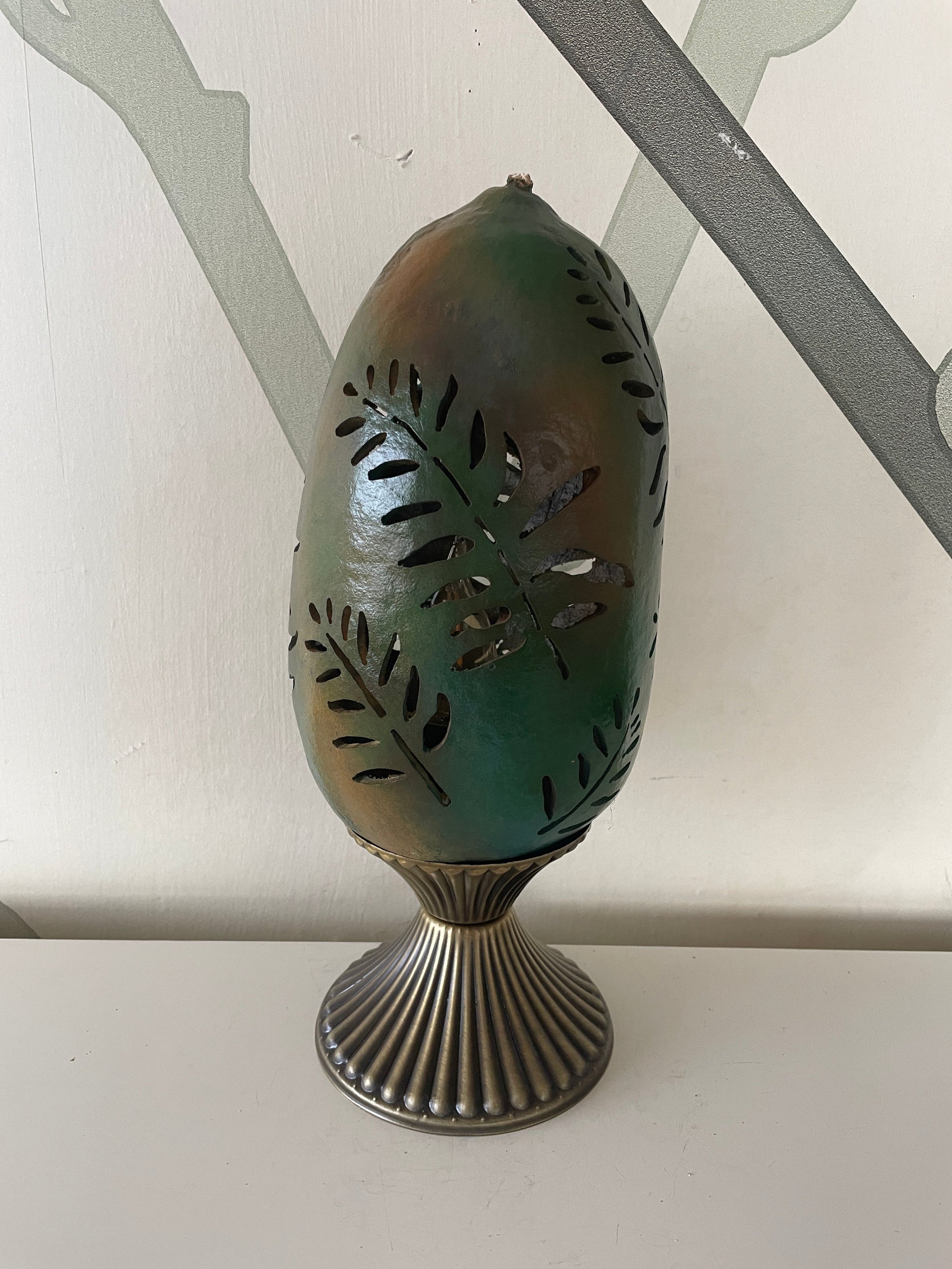 Gourd Lamp - Leaves-3