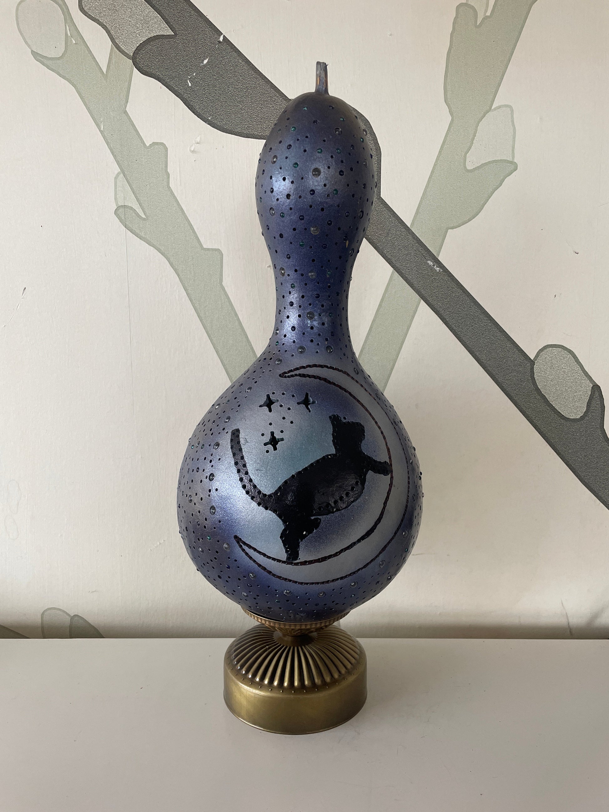 Gourd Lamp - Cat & The Moon 2-2