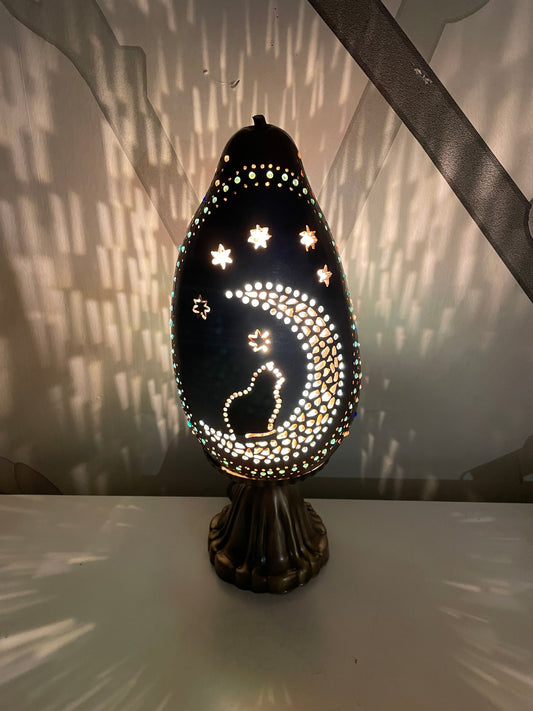 Gourd Lamp - Cat & The Moon 3-0
