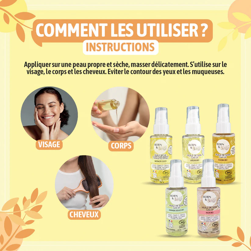 Aceite de argán (rostro, cuerpo y cabello) - Certificado orgánico
