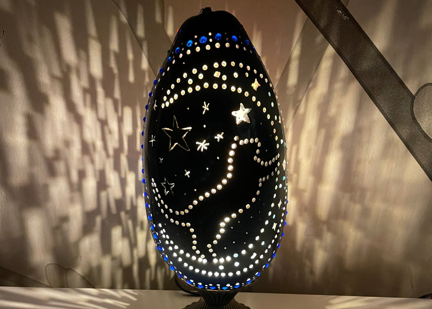 Gourd Lamp - Cat & The Moon-0