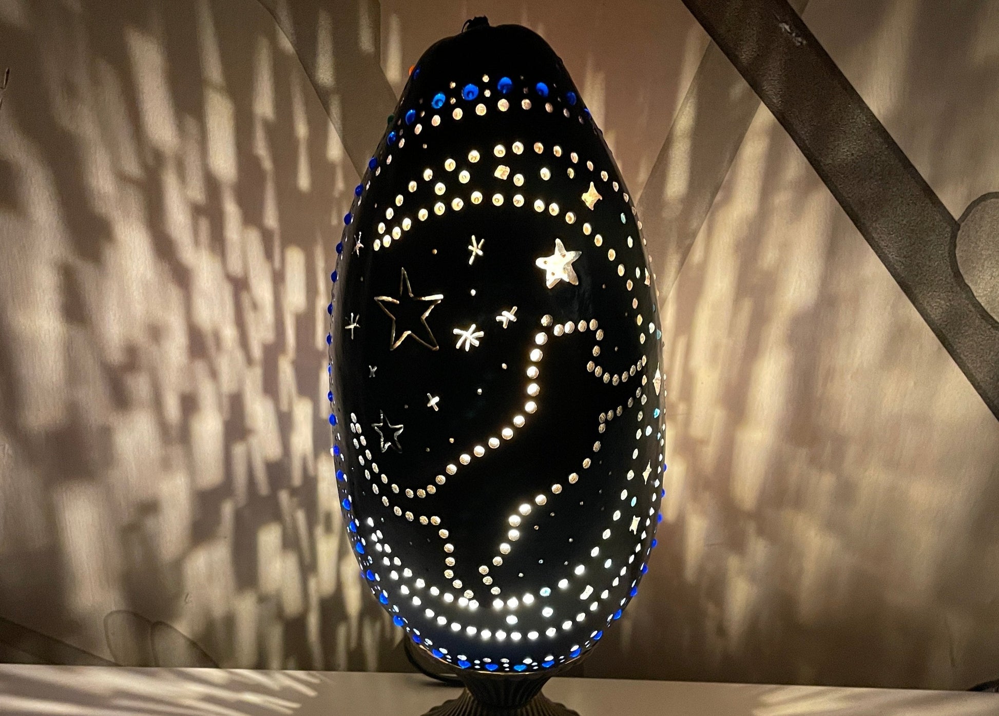 Gourd Lamp - Cat & The Moon-0
