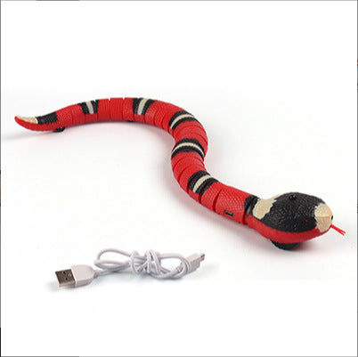 Juguete Eléctrico Interactivo de serpiente para Gatos y Perros