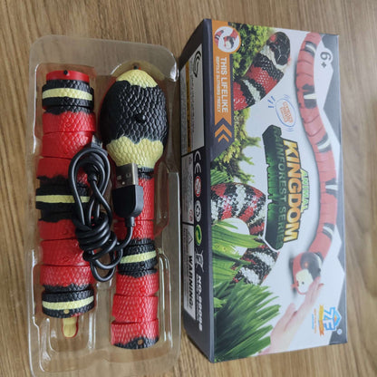 Juguete Eléctrico Interactivo de serpiente para Gatos y Perros