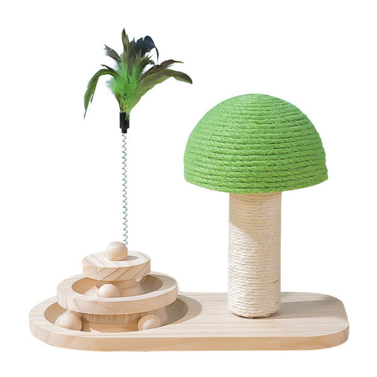 Árbol Rascador Interactivo con Bolas de Sisal – Mueble para Gato