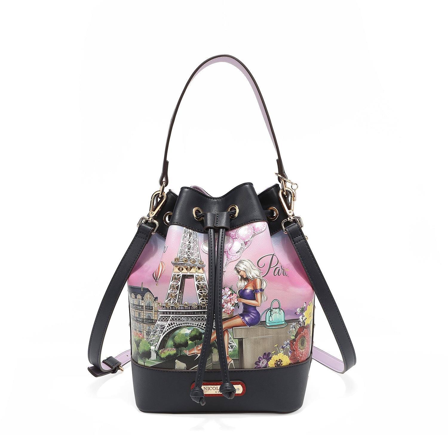 BOLSO DE HOMBRO "ROMANCE IN PARIS"-0