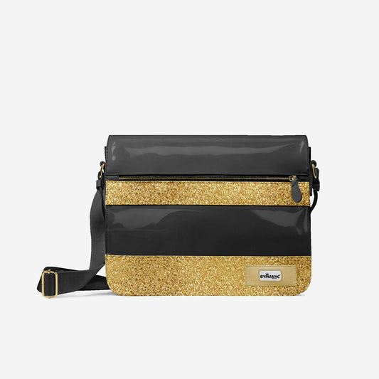 Bolso bandolera vegano dorado 16” - Edición DeLuxe