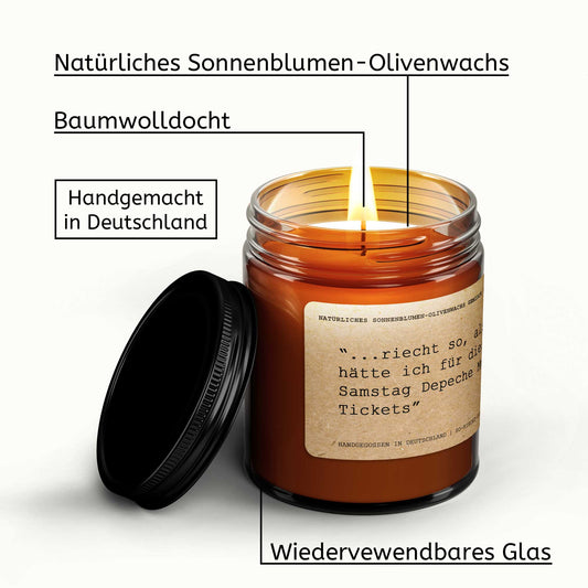 Velas Aromáticas de Cera Natural | 240 ml – 450 g