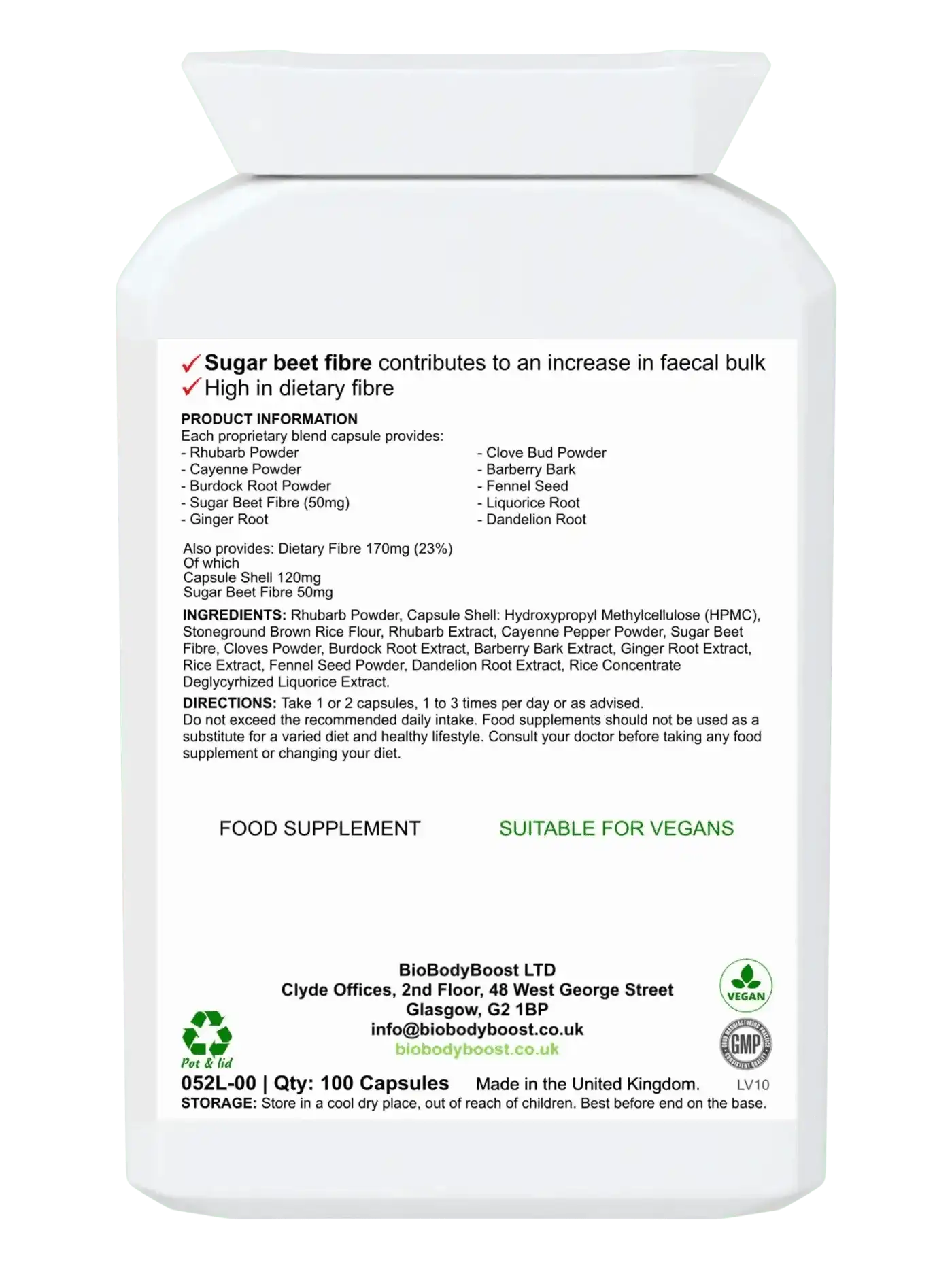 Beet It Colonix - Herbal Colon Cleanse Formula