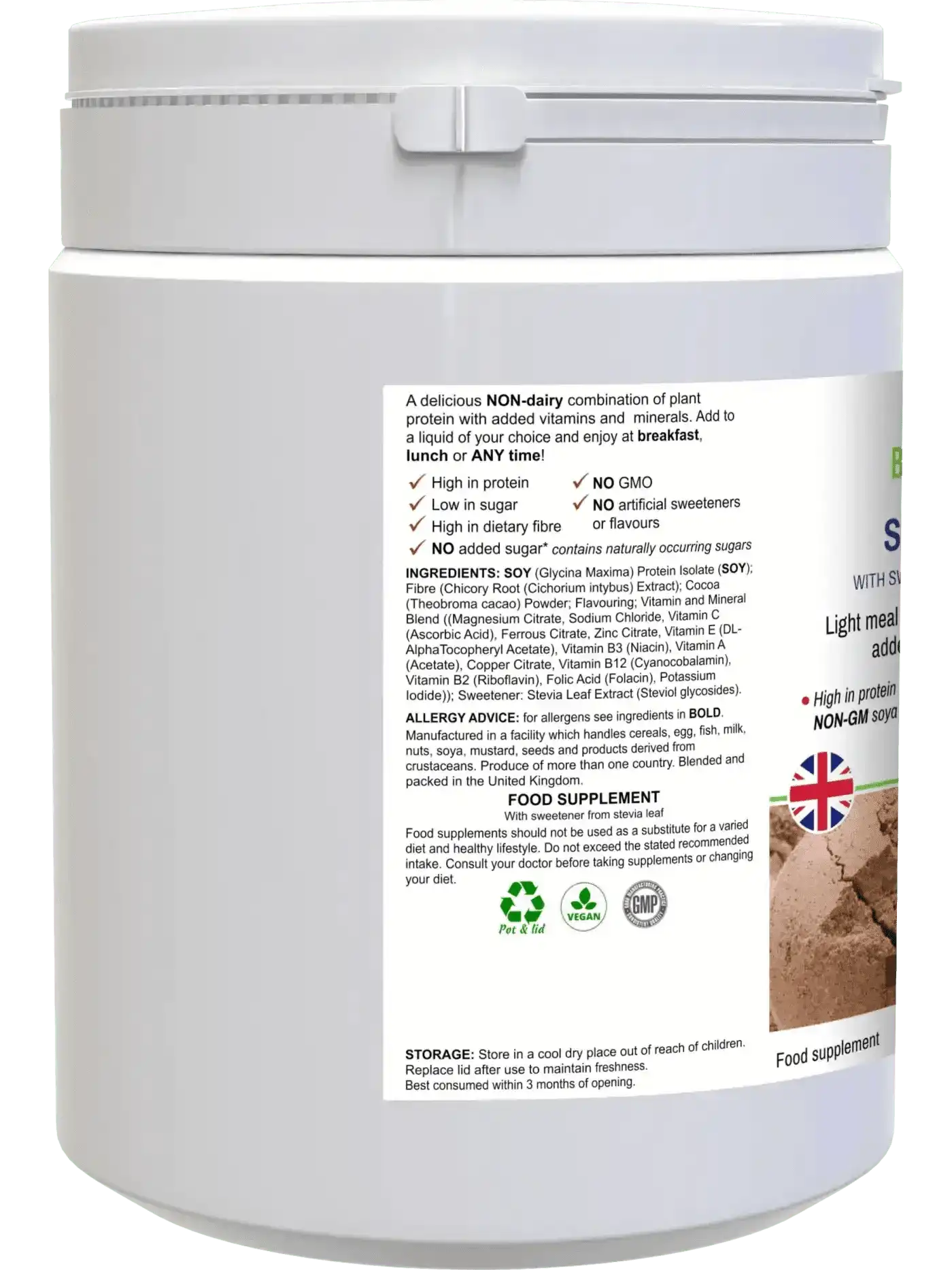 Shake Me Up Vegan Chocolate Meal Shake for Wellness
