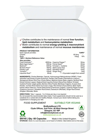 Detox Hepático Herbal | Fórmula Vegana