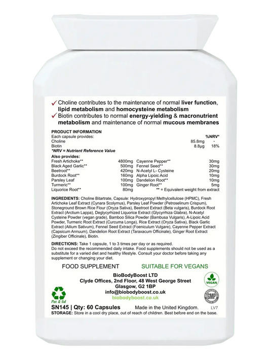Detox Hepático Herbal | Fórmula Vegana