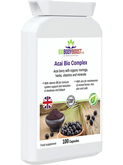 Acai Bio Complex – 60‑Caps Acai Berry Immunity & Energy Supplement