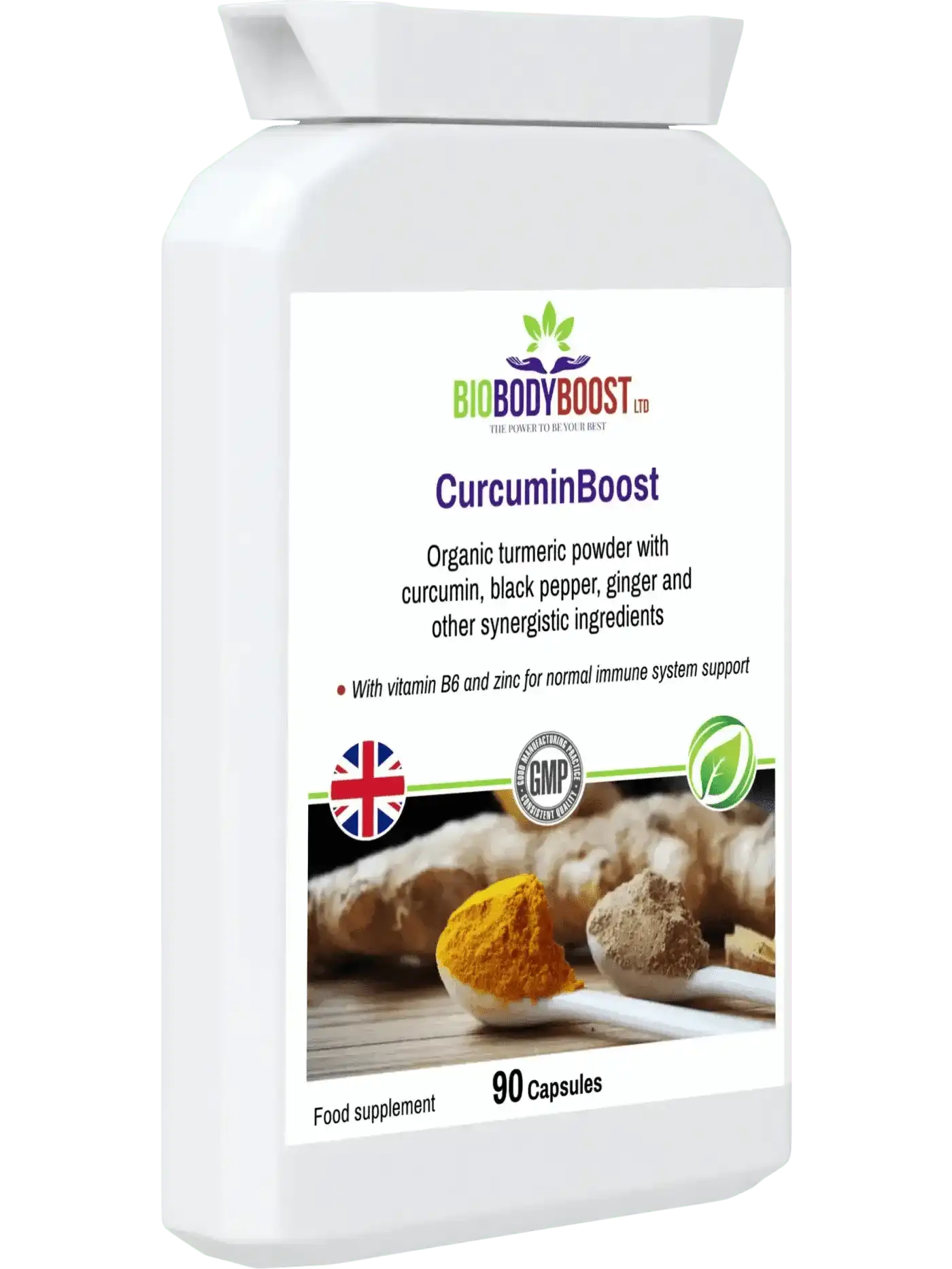 CurcuminBoost – Organic Turmeric Curcumin Ginger Blend