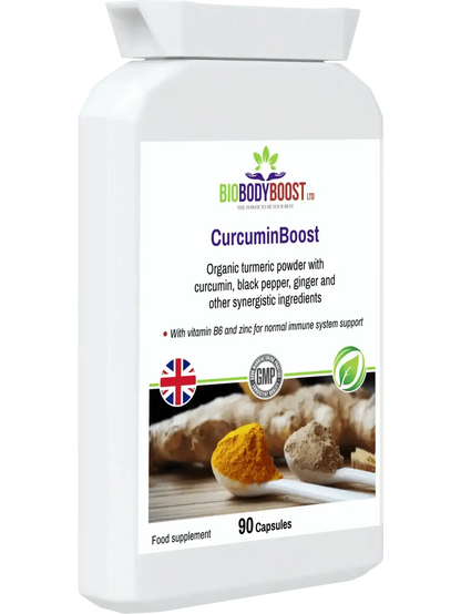 CurcuminBoost – Organic Turmeric Curcumin Ginger Blend