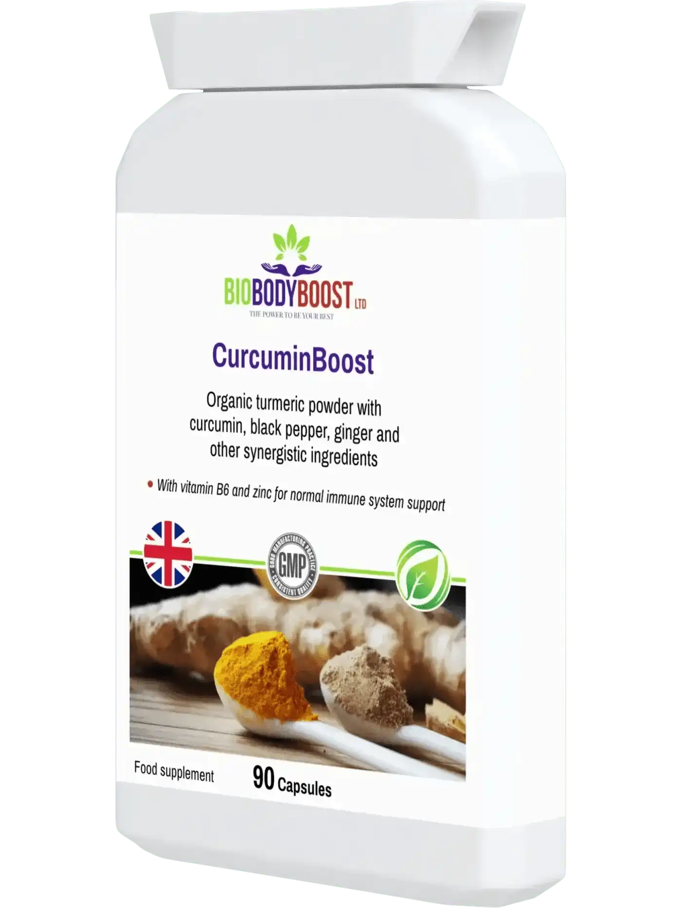 CurcuminBoost – Organic Turmeric Curcumin Ginger Blend