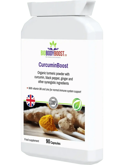 CurcuminBoost – Organic Turmeric Curcumin Ginger Blend