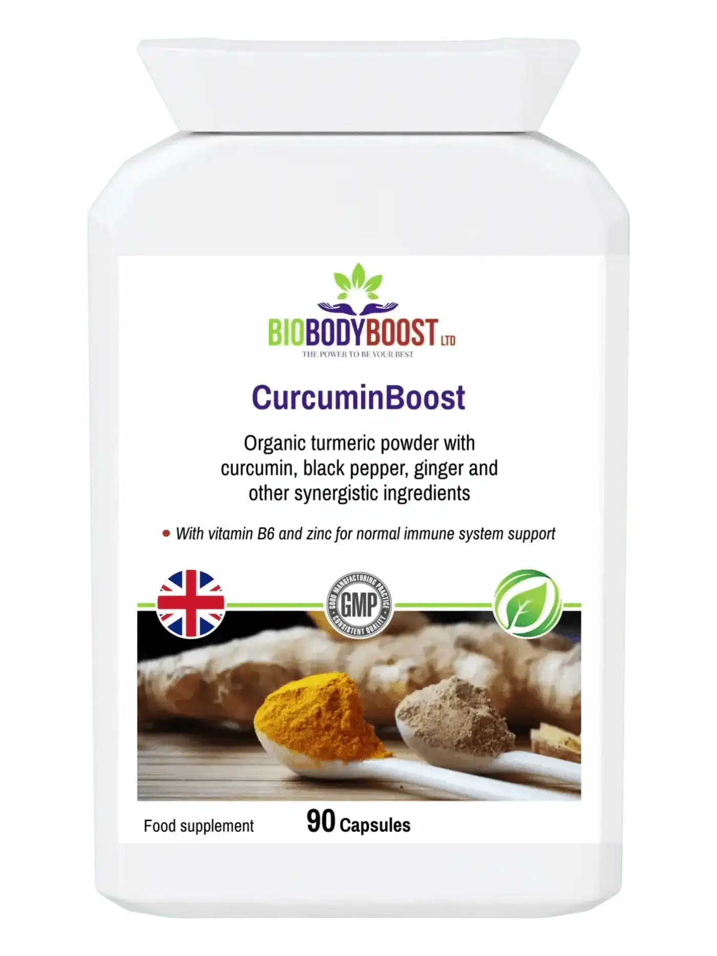 CurcuminBoost – Organic Turmeric Curcumin Ginger Blend