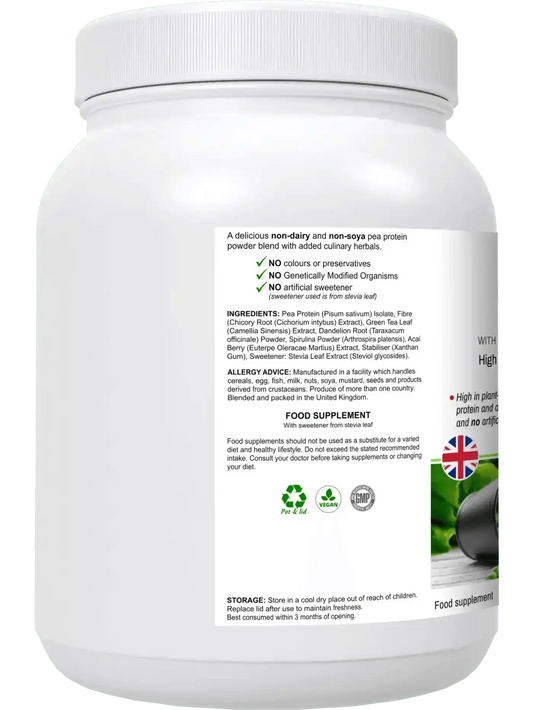 High Protein Vegan Pea Protein Powder