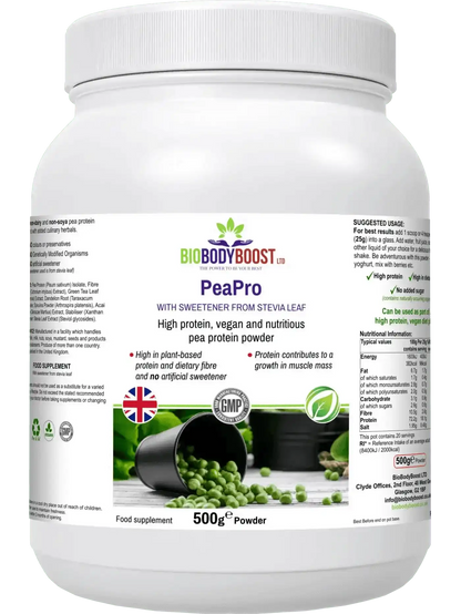 High Protein Vegan Pea Protein Powder