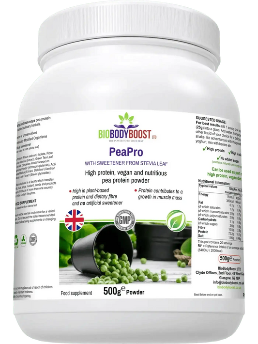 High Protein Vegan Pea Protein Powder