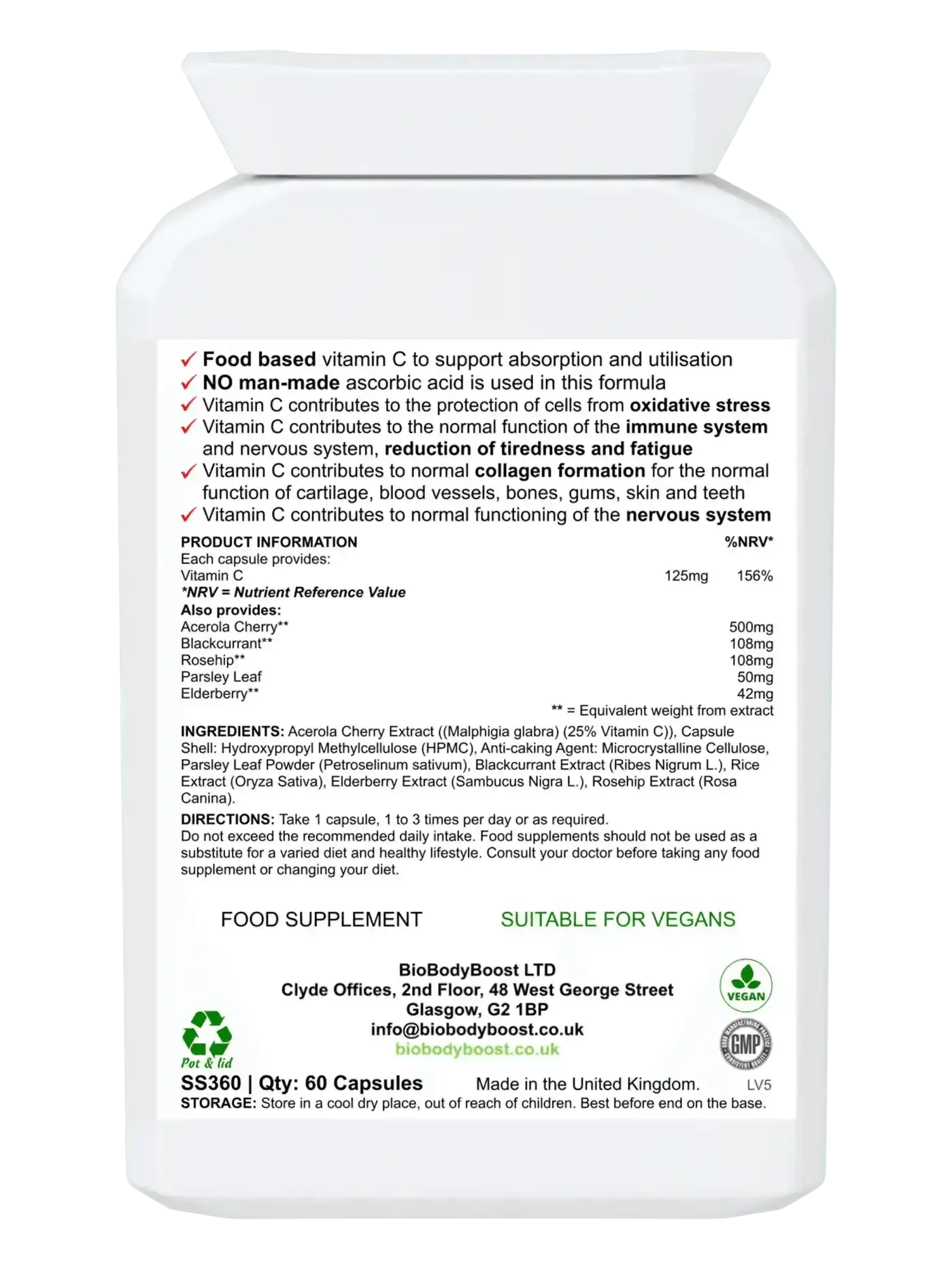 Bio-C -  Non-acidic Food Form Vitamin C