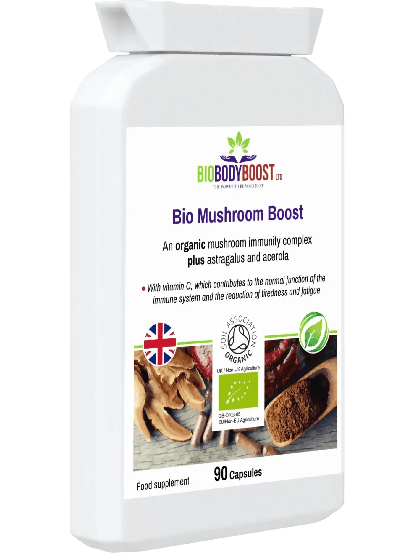 Bio Mushroom Boost - Organic Mushrooms Immunity Blend