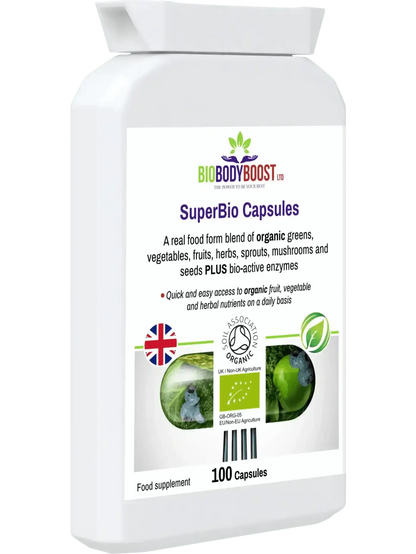 BioBodyBoost Organic Food Form Greens Supplements