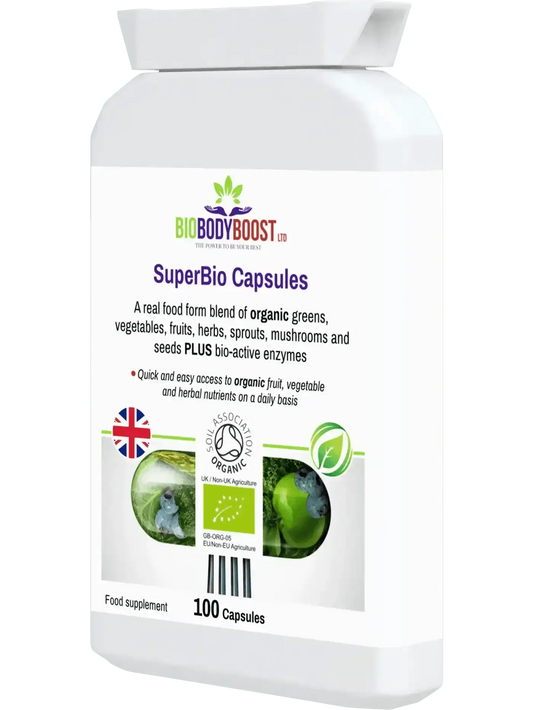 BioBodyBoost Organic Food Form Greens Supplements