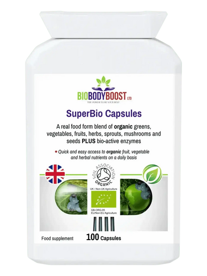 BioBodyBoost Organic Food Form Greens Supplements