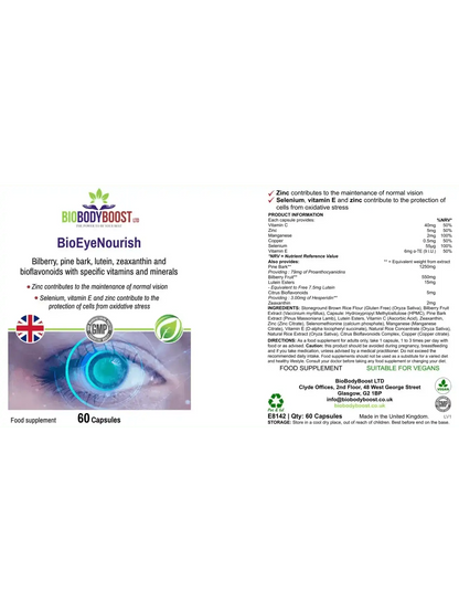 Suplemento Natural para la Salud Visual - BioEyeNourish
