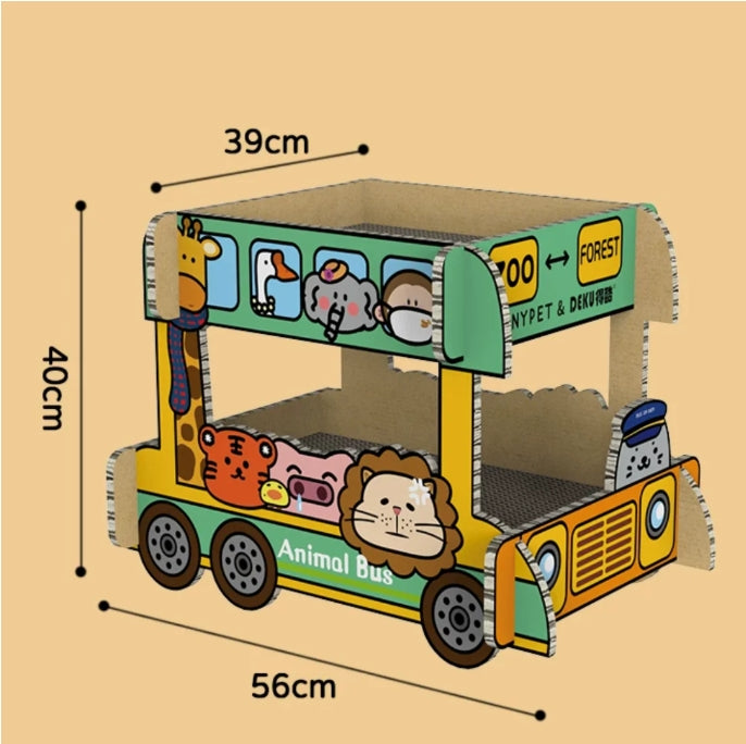 Rascador para gatos Animal Bus