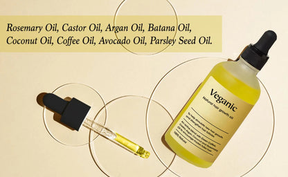 Aceite vegano para la caída de cabello